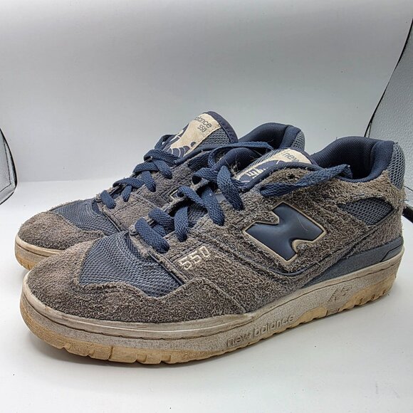 New Balance 550 Mens Size 7.5 Vintage Indigo Blue Sneaker Shoes Casual Walking - Picture 4 of 13